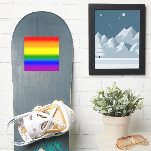Gradient LGBTQ+ Rainbow Pride Flag - Rainbow Flag (Snowboard)