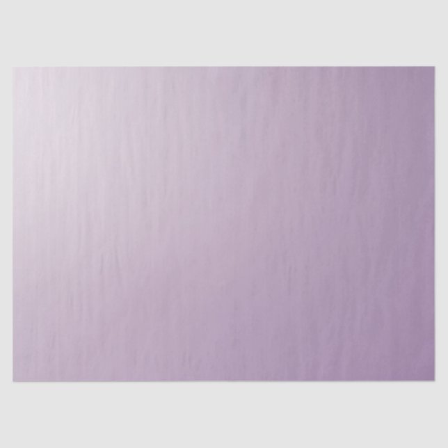 Gradient  Light Lavender Plain, Minimalist  Tissue Paper (Front)