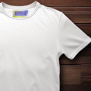 Gradient lime green purple number name