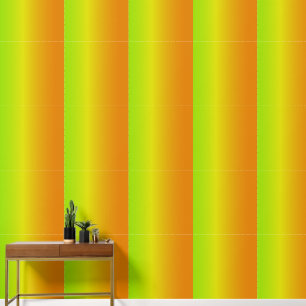 Gradient Lime Green Yellow and Orange Wallpaper