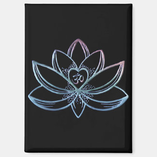 Gradient Lotus Magnet