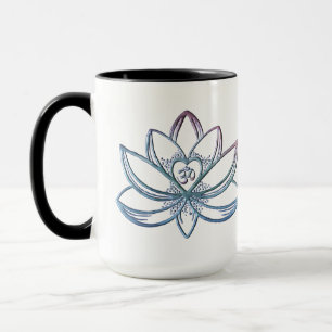 Gradient Lotus Mug