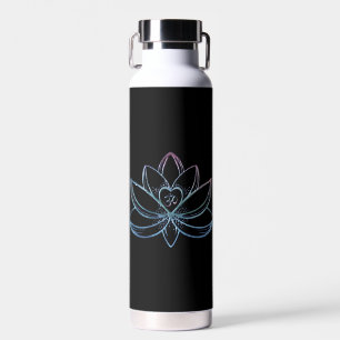 Gradient Lotus Water Bottle