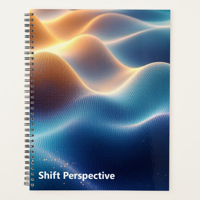 Gradient Mesh 3D Art | Modern Digital Design Planner (Front)
