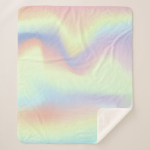 Gradient Mesh Background in Modern Style. Colourfu Sherpa Blanket