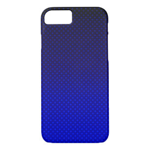 Gradient navy grey polka dots print abstract femin Case-Mate iPhone case