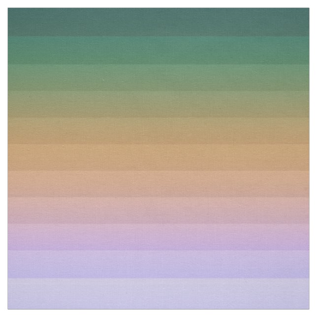 Gradient ombre stripe lined soft blurred green bei fabric (Swatch)