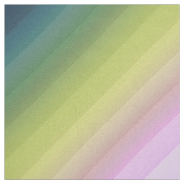 Gradient ombre stripe lined soft blurred green bei fabric (Swatch)