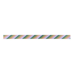 Gradient ombre stripe lined soft blurred green bei satin ribbon