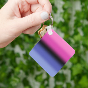 Gradient Omnisexual Pride Flag – Omnisexual Flag Key Ring