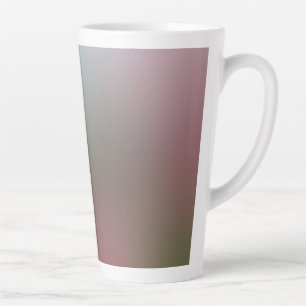gradient on white latte mug