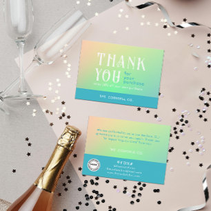 Gradient Package Insert Card