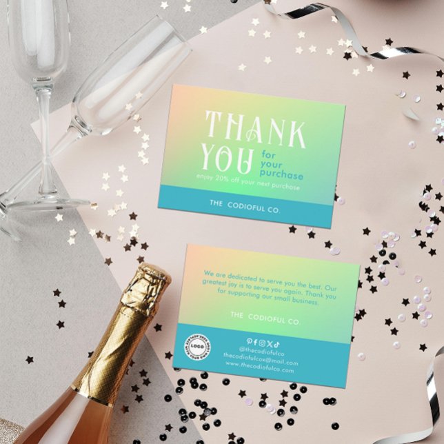 Gradient Package Insert Card (Creator Uploaded)