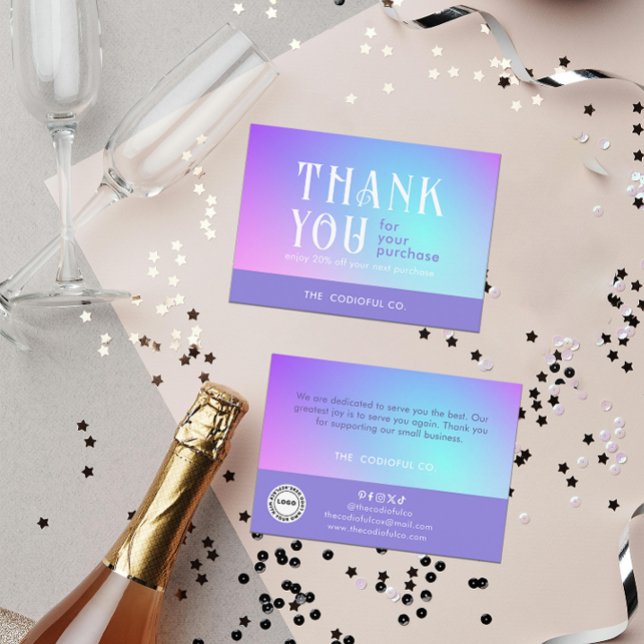 Gradient Package Insert Card (Creator Uploaded)