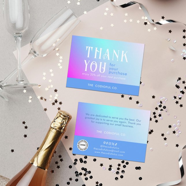 Gradient Package Insert Card (Creator Uploaded)