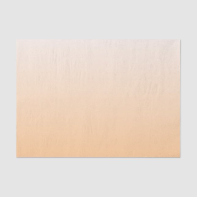 Gradient Peach Tissue Paper (Front)