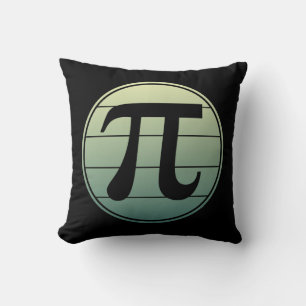 Gradient Pi Symbol Pi day   Happy Pi day Math Cushion