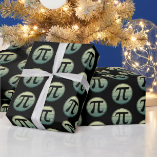 Gradient Pi Symbol Pi day   Happy Pi day Math Wrapping Paper