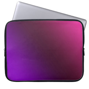 Gradient, pink-purple laptop sleeve