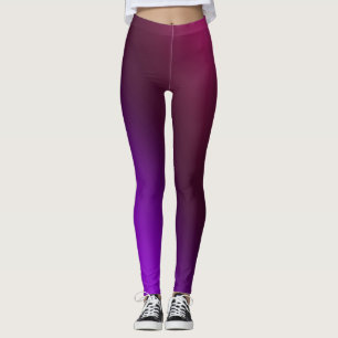 Gradient, pink-purple leggings