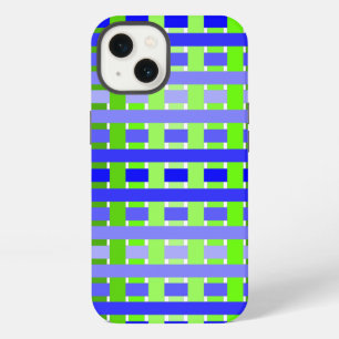 Gradient Plaid blue iPhone 13 Case