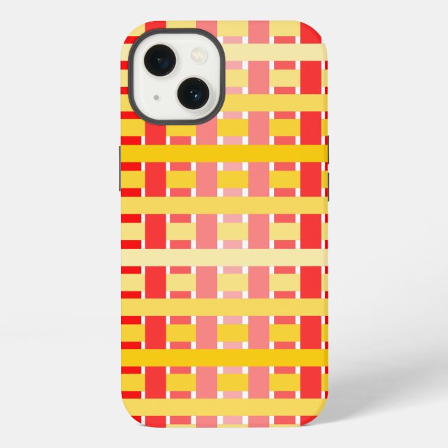 Gradient Plaid iPhone Case (Back)