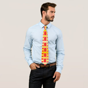 Gradient Plaid Tie