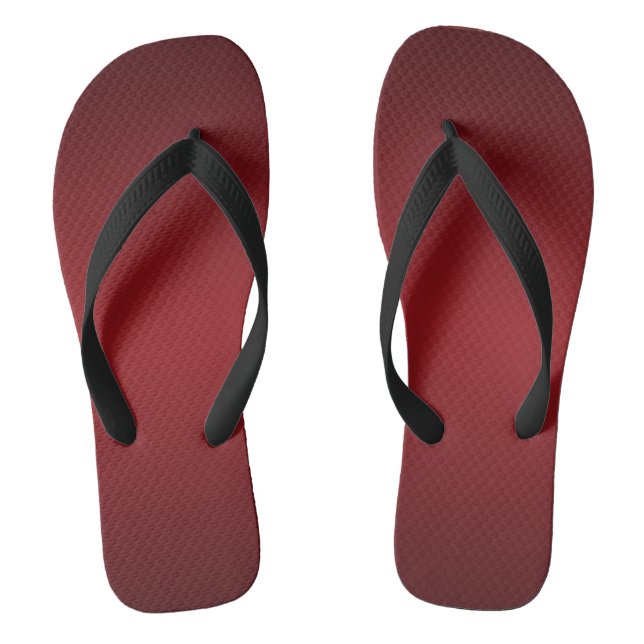 Gradient Red Burnt Henna Jandals (Footbed)