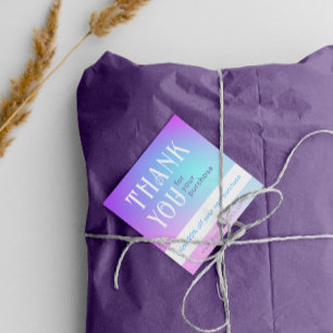 Gradient Square Discount Card