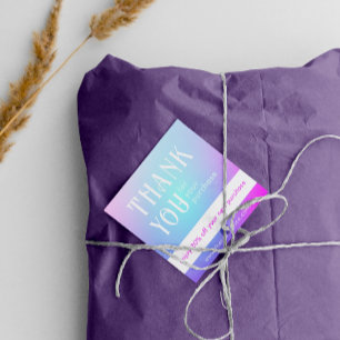 Gradient Square Discount Card