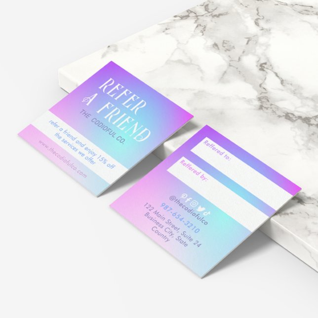 Gradient Square Referral Card (Creator Uploaded)
