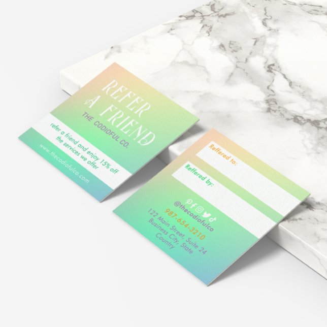 Gradient Square Referral Card (Creator Uploaded)