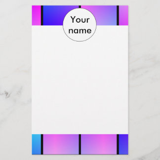 Gradient squares pattern