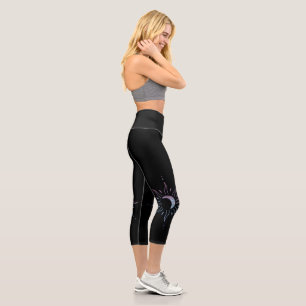 Gradient Sun Capri Leggings