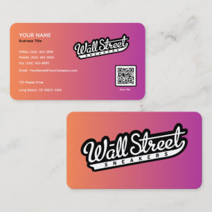 Gradient Sunset Horizon Business Card