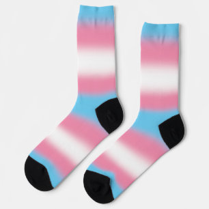 Gradient Trans Pride  Socks