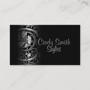 Gradient Vintage Letter "C" Business Card
