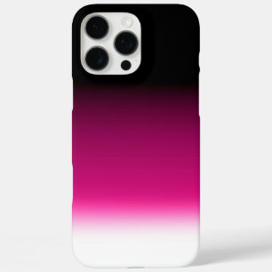 Gradient white pink burgundy iPhone 16 pro max case
