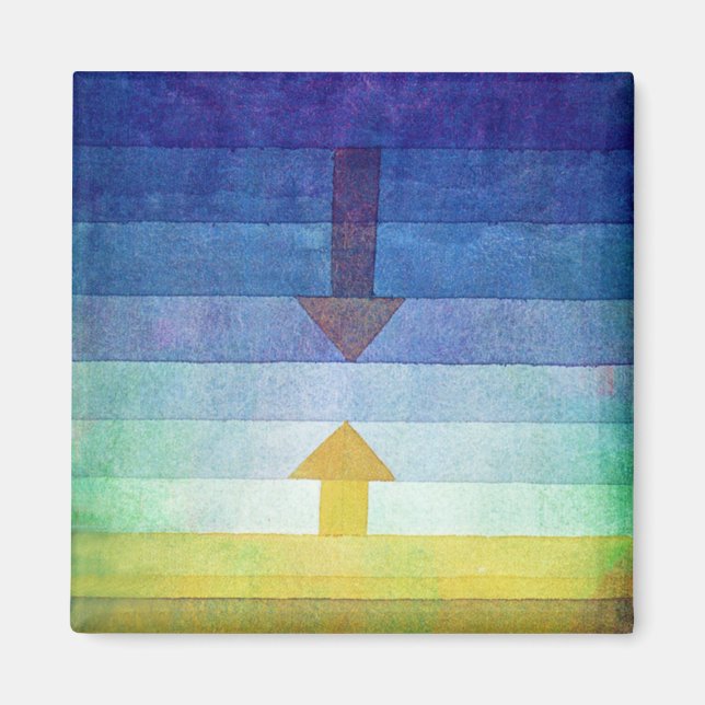 Gradient with Arrow, Paul Klee Magnet (Front)