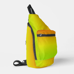 Gradient Yellow To Orange Sling Bag