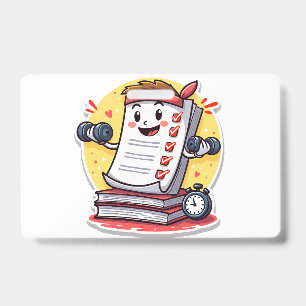 Grading Papers Is My Cardio gift for teachers ID Badge