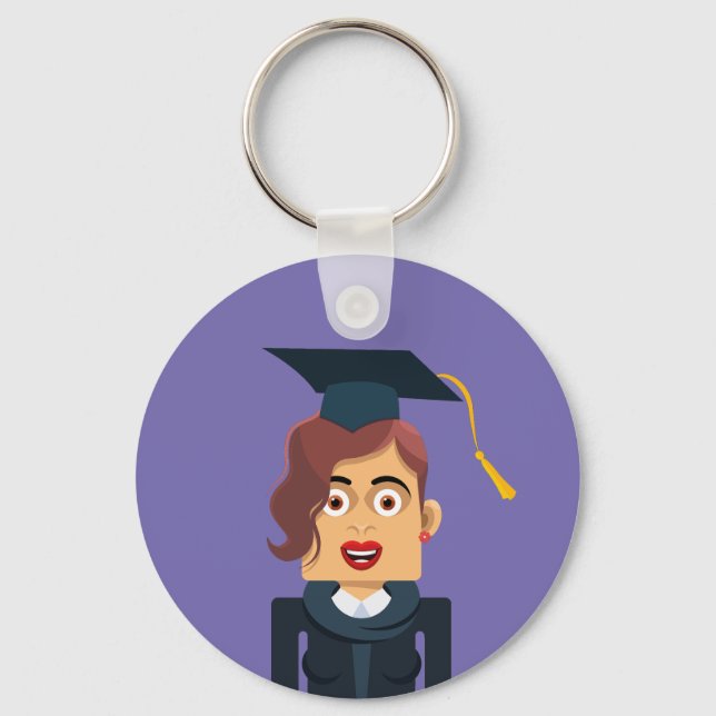 Graduado Key Ring (Front)