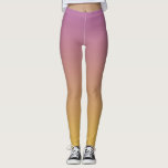 Gradual Purple & Gold Leggings<br><div class="desc">Simple but stylish leggings in a purple to golden yellow gradient. Artwork by Aleta.</div>