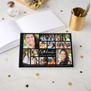 GRADUATE 13 Photo Collage Script Your Colour Guest Book