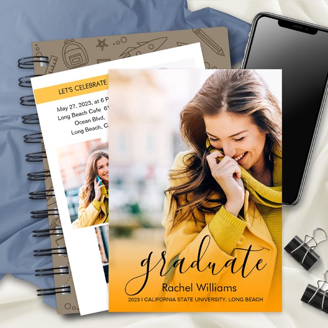 Graduate 2023 Photo Invitation Party Announcement (Creator Uploaded)