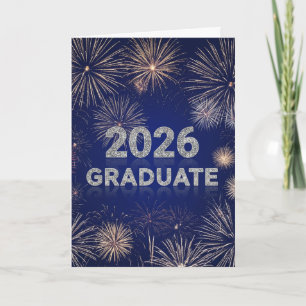 Graduate 2026 Fireworks Card