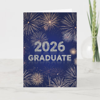 Graduate 2026 Fireworks Card