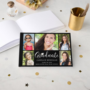GRADUATE 5 Photo Collage Script Your Colour Guest Book