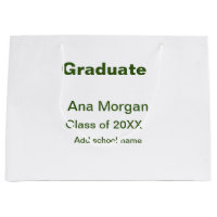 Graduate add name school name class of 20XX simple