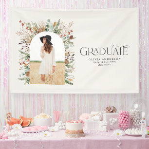 Graduate arch 1 photo terracotta botanical modern banner
